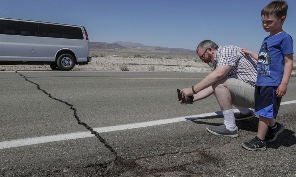 امریکا، کیلی فورنیا میں 20 سالہ تاریخ کا شدید زلزلہ