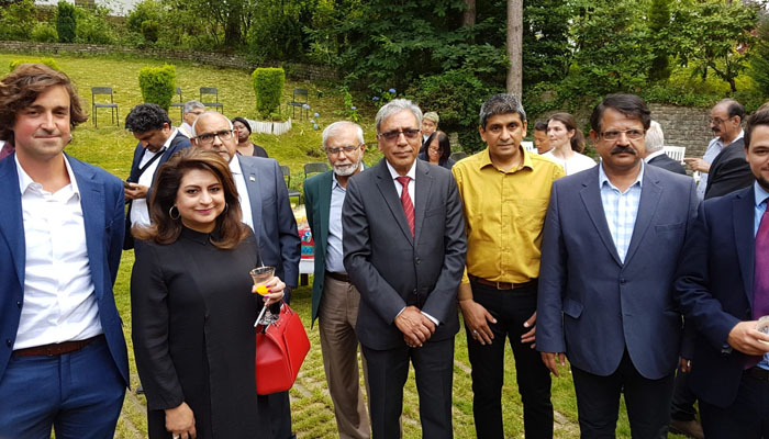  بیلجئیم: سفیر پاکستان کی الوداعی، پاکستانی آم کی تعارفی تقریب