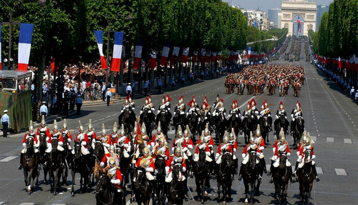 فرانس کا قومی دن، مختلف تقریبات کا انعقاد