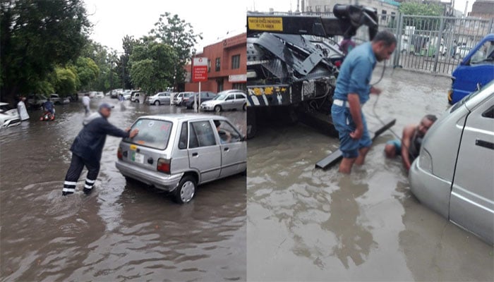 لاہور: 250 ملی میٹر بارش نے شہر پانی پانی کردیا