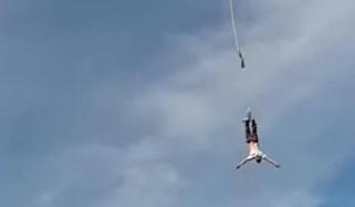 Bungee Jump Goes Horribly Wrong In Viral Video