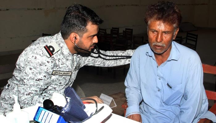 بلوچستان کے علاقے گڈانی میں مفت طبی کیمپ کا انعقاد 