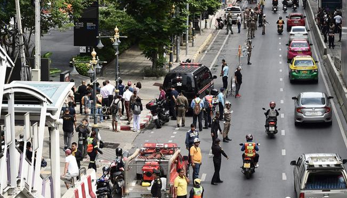 بنکاک کے مختلف علاقوں میں6 دھماکے،4 افرادزخمی