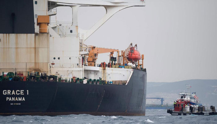 جبرالٹر عدالت کا ایرانی تیل بردار جہاز کو چھوڑنےکا فیصلہ