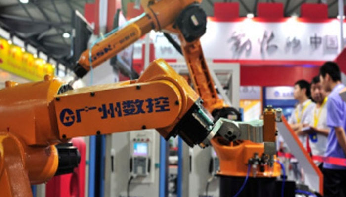 چین  روبوٹس بنانےوالے ممالک میں سرفہرست
