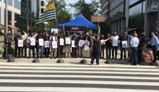 Brussels Kashmir Council Organized Protest