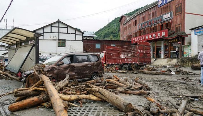 چین: بارشوں و سیلاب کے باعث9 افراد ہلاک 