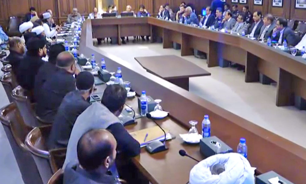  وزیرِ اعلیٰ سندھ کی زیرِ صدارت محرم پر اجلاس، علماء کی شرکت