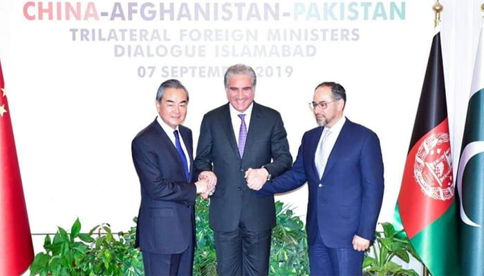 پاکستان، چین اور افغانستان 5نکات پر متفق, وزرائے خارجہ کی مشترکہ پریس کانفرنس