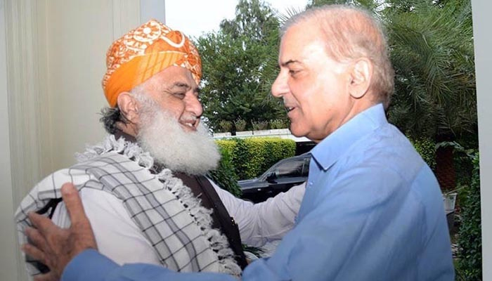 فضل الرحمٰن اور شہباز شریف کی ملاقات آج ہوگی