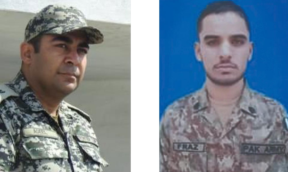 میجر عدیل کراچی، سپاہی فراز آزاد کشمیر میں سپردِ خاک