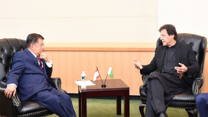 وزیر اعظم سے انڈ ونیشیا کے نائب صدر کی ملاقات 