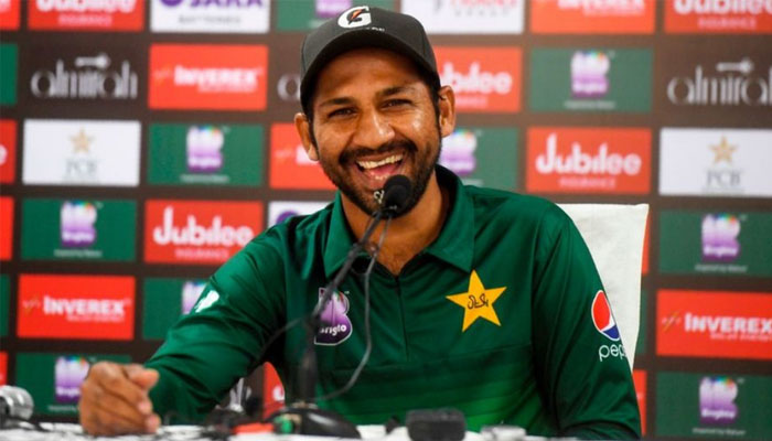 ’جب بارش ہوتی ہے تو پانی آتا ہے‘، سرفراز کا قہقہہ
