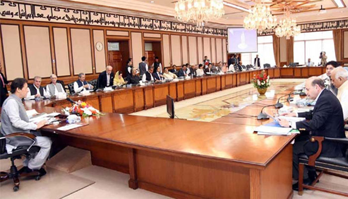 وزیراعظم نے دورہ چین و ایران پر کابینہ کو اعتماد میں لے لیا