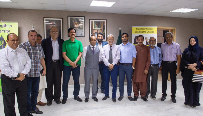 قونصل جنرل پاکستان خالد مجید کی صحافیوں سے ملاقات