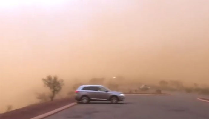 آسٹریلیا میں مٹی کا طوفان،لوگ خوفزدہ