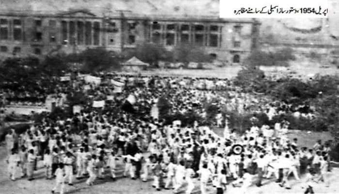 پاکستان کے پہلے دارلحکومت کراچی میں ہونے والے کچھ احتجاج