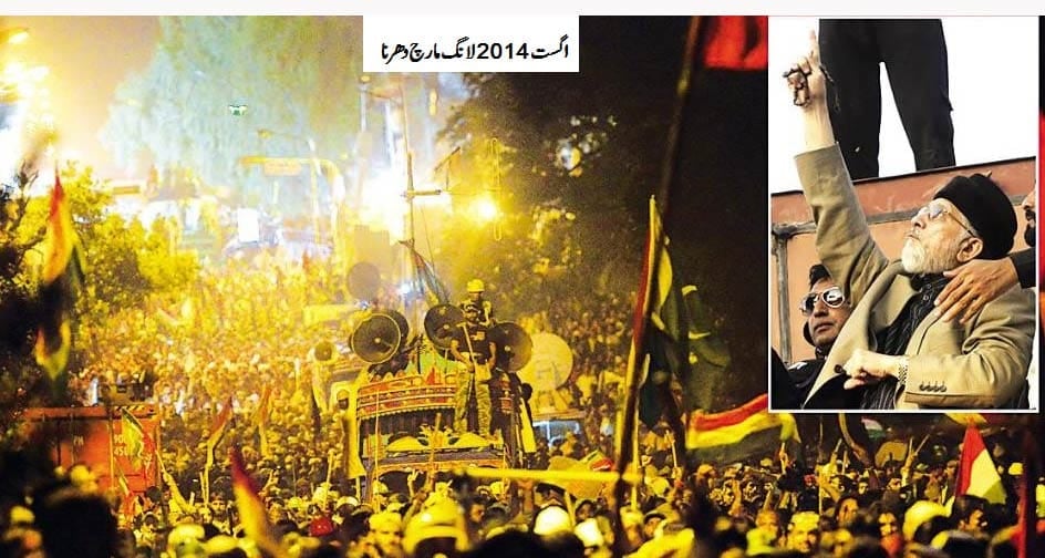 پاکستان سیاست کے احتجاج ،لانگ مارچ اوردھرنے