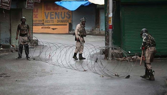 مقبوضہ جموں و کشمیر اور لداخ کی تقسیم کے بھارتی قوانین لاگو