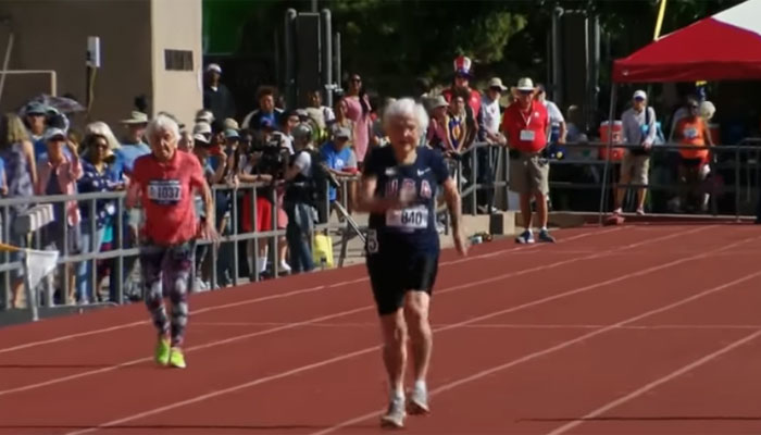 سو میٹر ریس، 103سالہ امریکی خاتون کا نیا ریکارڈ