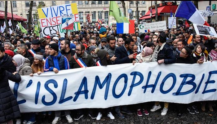 فرانس: مسلم کمیونٹی کے اسلامو فوبیا کیخلاف مظاہرے