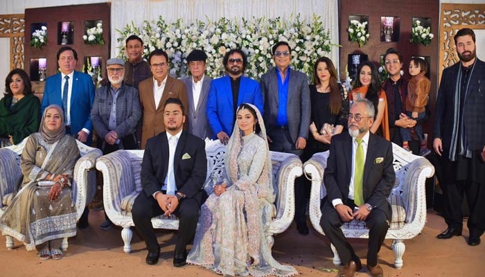 مزاحیہ اداکار ایاز خان کے بیٹے کی شادی میں نامور فنکاروں کی شرکت