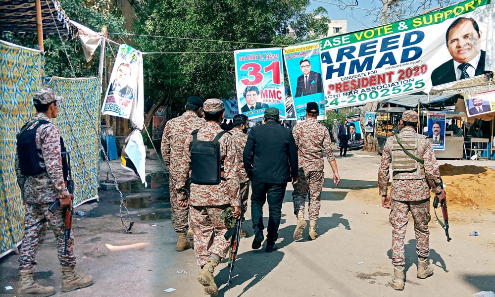 کراچی بار کے انتخابات، پولنگ جاری 