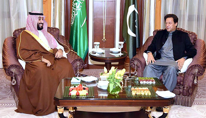 وزیر اعظم عمران خان کی سعودی ولی عہد سے ملاقات