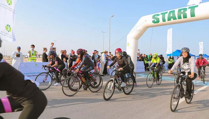 سعودی عرب، پہلی بار خواتین سائیکلنگ ریس کا انعقاد