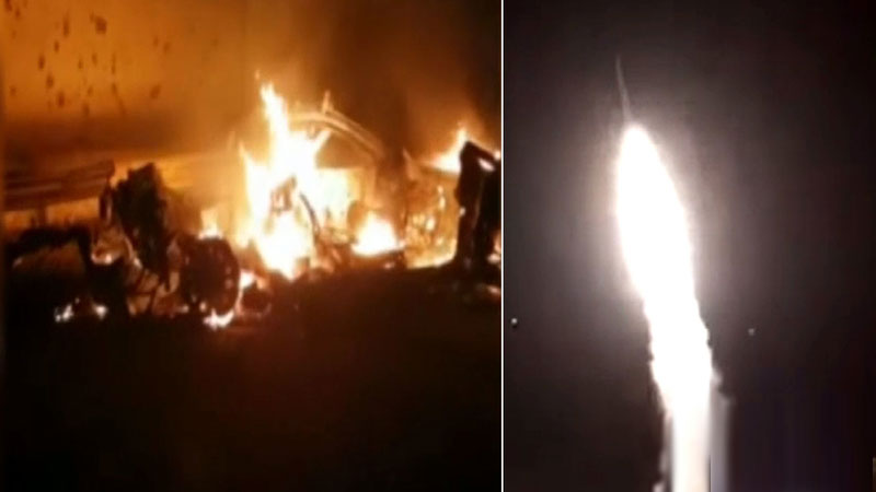 یوکرائن کے طیارے پر مبینہ میزائل حملے کی ویڈیو
