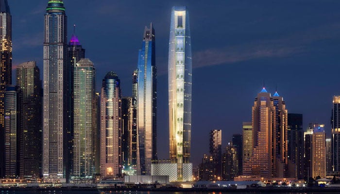 دبئی، دنیا کے بلند ترین ہوٹل کی تعمیر 