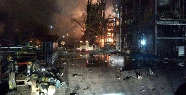 اسپین کے کیمیکل پلانٹ میں دھماکا، دو افراد ہلاک