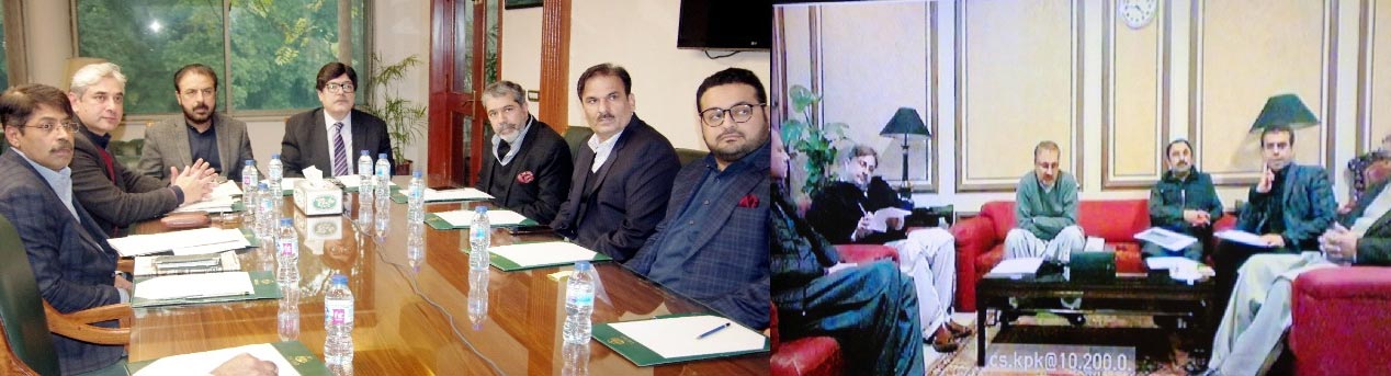 چیف سیکرٹریز پنجاب و خیبرپختونخوا کے درمیان ویڈیو لنک رابطہ 