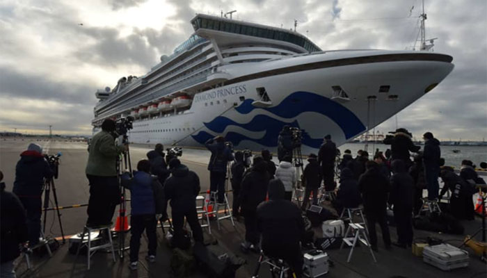 جاپان: بحری جہاز میں مزید دس افراد میں کرونا وائرس کی تصدیق