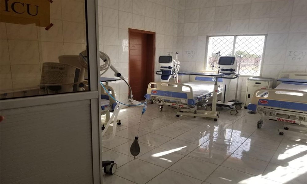 کراچی کا ایک اسپتال کورونا مریضوں کیلئے مختص