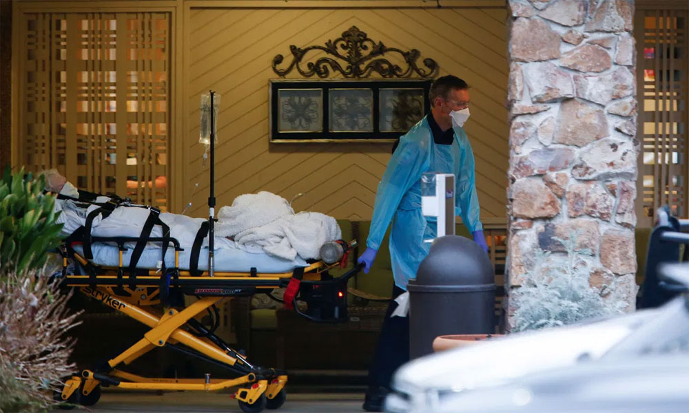 امریکا: کورونا سے مزید 525 ہلاک، متاثرین سوالاکھ کے قریب
