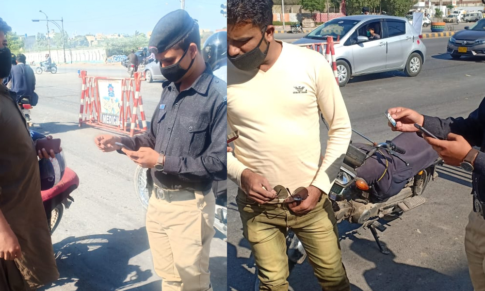 کراچی، آوارہ گرد لوگوں کیلئے پولیس کی ایپ سے مانیٹرنگ