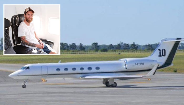 لیونل میسی کے 12 ملین پاؤنڈ مالیت کے نجی طیارے کو ایمرجنسی لینڈنگ