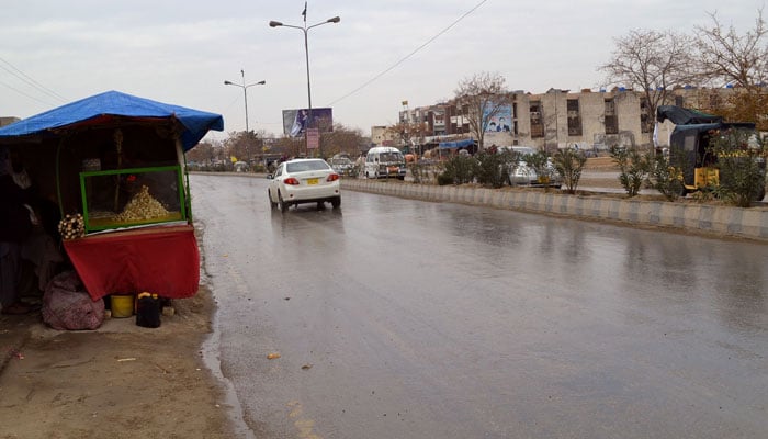 کوئٹہ میں بارش کا سلسلہ وقفے وقفے سے جاری