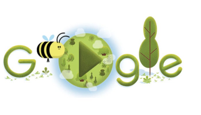 ’ارتھ ڈے‘ پر شہد کی مکھیوں کی اہمیت اجاگر کرتا گوگل ڈوڈل 