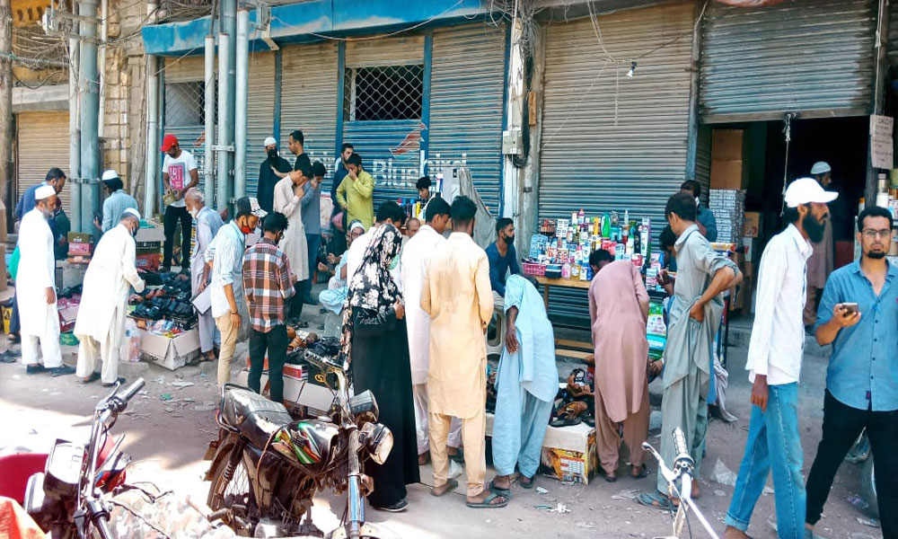 کراچی: 38 ویں روز لاک ڈاؤن میں لاک ڈاؤن میں ذرا نرمی
