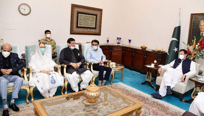 وزیراعظم سے ایم کیو ایم وفد کی ملاقات