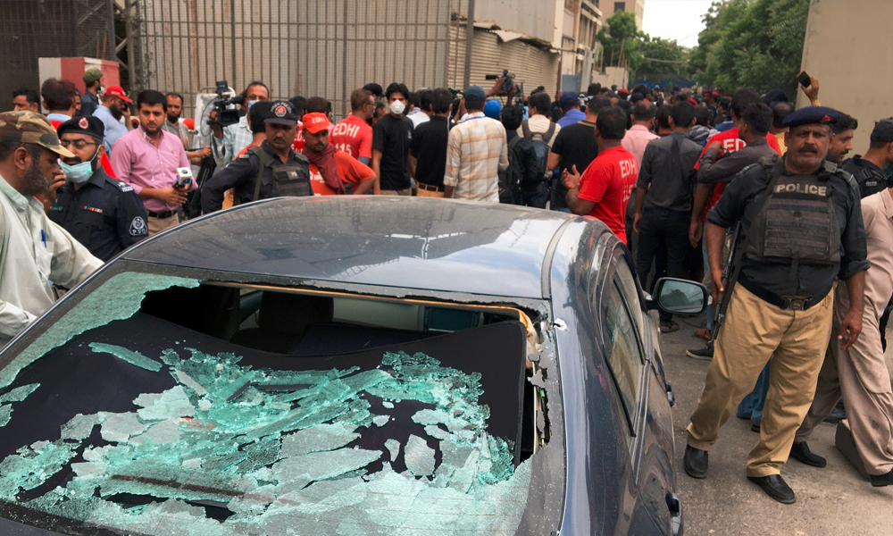 اسٹاک ایکسچینج پر حملے کا مقدمہ سرکار کی مدعیت میں درج