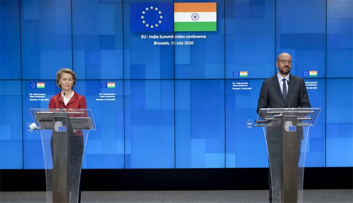 یورپی یونین، بھارت آن لائن سمٹ ختم، متعدد معاملات پر اتفاق