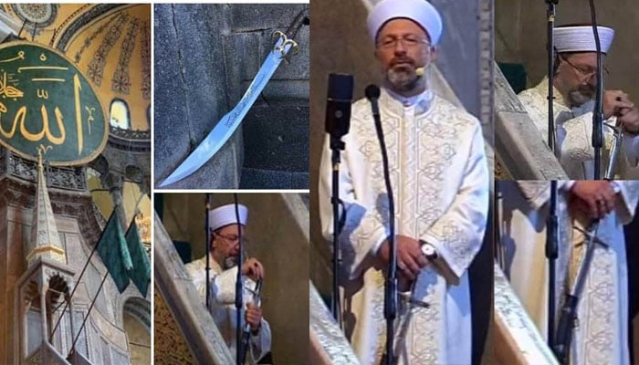 آیا صوفیہ میں تلوار تھام کر خطبہ کیوں دیا گیا؟