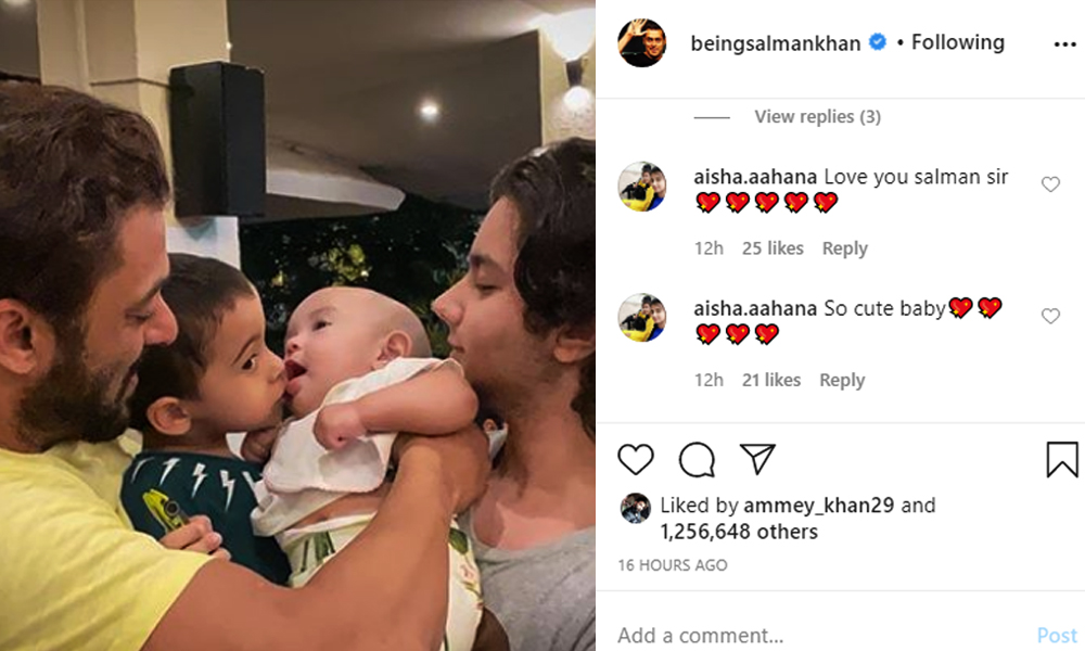 سلمان خان کی بچوں کے ساتھ تصویر وائرل
