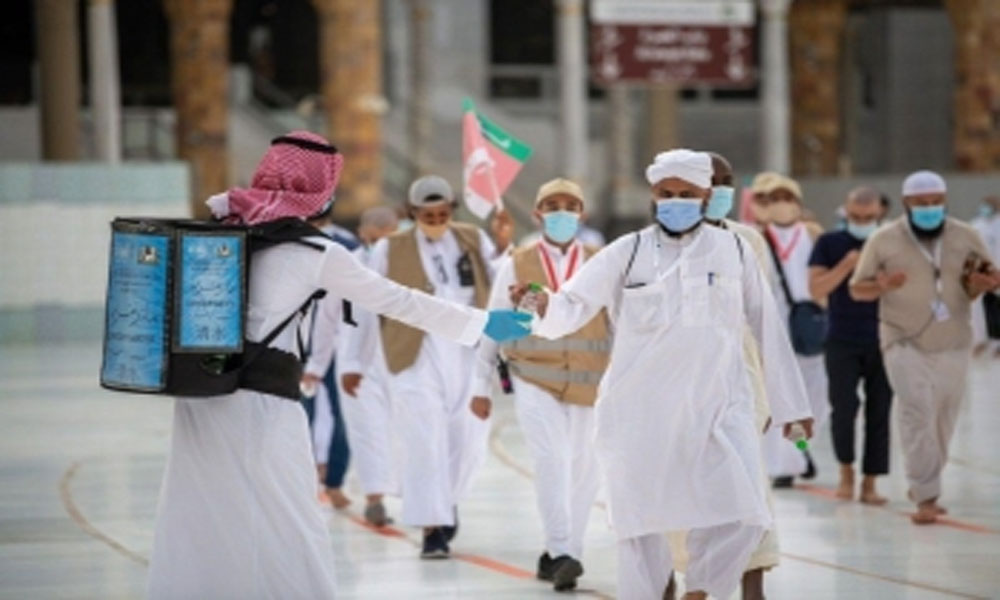 مختلف سعودی شہروں آئے ہوئے حجاج کی واپسی