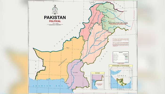 مقبوضہ کشمیر کو پاکستان کے نقشے کا حصہ بنادیا گیا