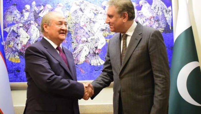 شاہ محمود قریشی کا ازبک وزیر خارجہ عبد العزیز کامیلوف سے وڈیولنک پر رابطہ