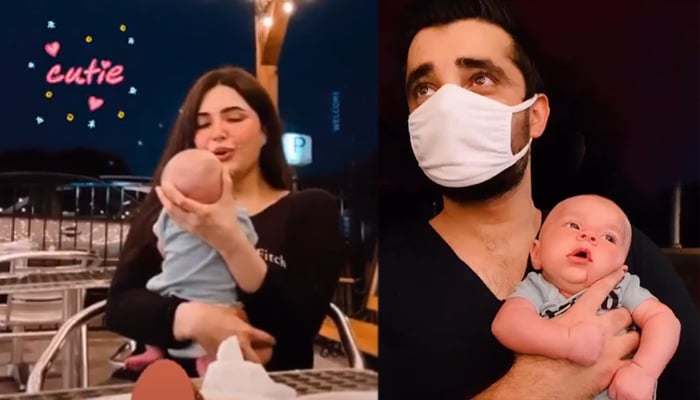 حمزہ عباسی اور بہن کی بیٹے مصطفیٰ کے ساتھ ویڈیو وائرل 